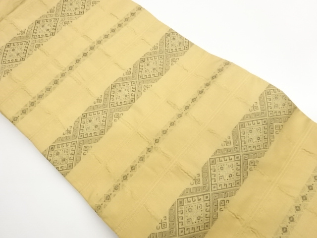 JAPANESE NAGOYA OBI / WOVEN RHOMBUS